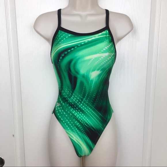 speedo green swimsuit